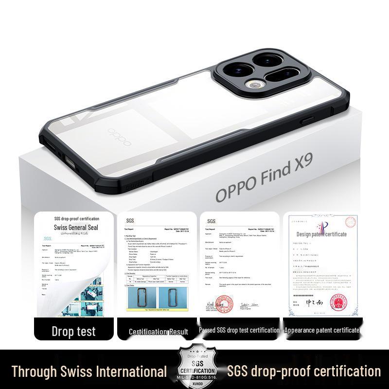 XunDi Find X9 Pro Thin, Anti-Fall Protective Case for OPPO Find X9