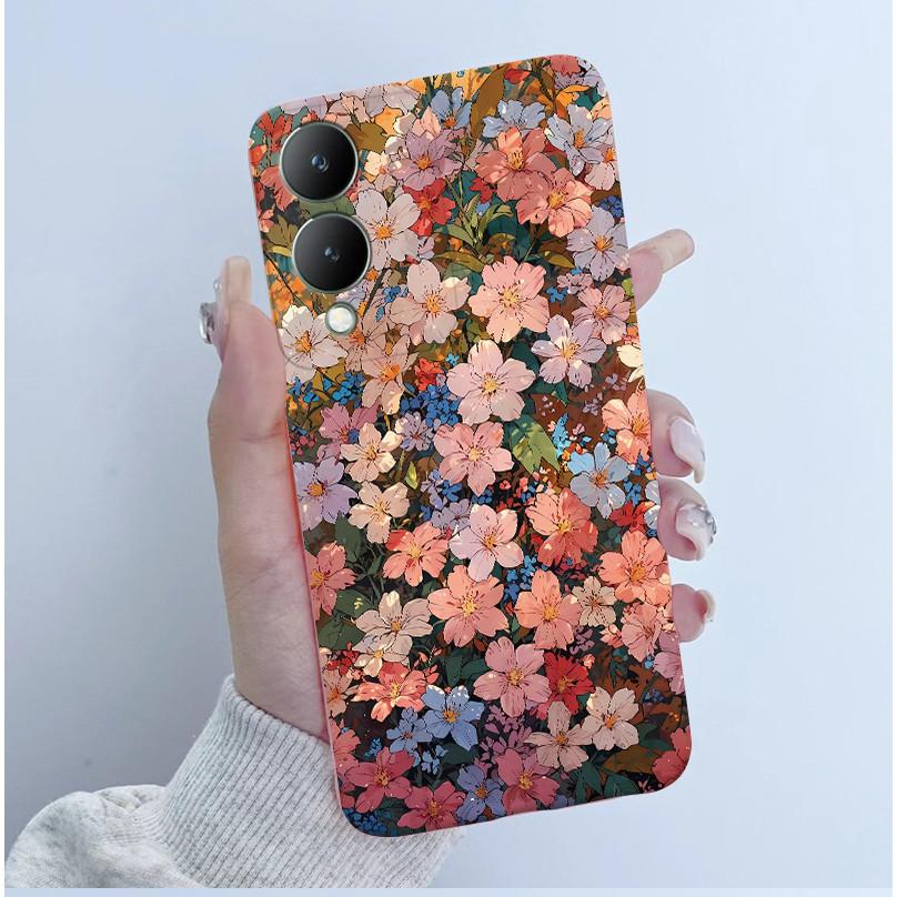 Cute Astronaut Panda Cartoon Phone Case For Vivo Y17s 2023 Casing TPU Slim Back Cover For Vivo Y17S 4G V2310 Soft Silicone Cases