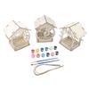Bird Feeder for Outdoor DIY Wooden Art Painting Hanging Bird Feeder House Kids Crafts Kit for Boys