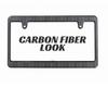 MOONEYES License Plate Normal Carbon Fiber Plain Frame, Look, (NF-MG057CFPL-MON)