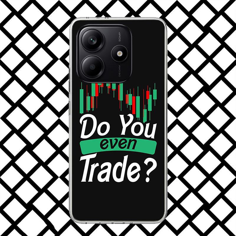 Trade Investment Forex Stock Market Phone Case for Xiaomi Redmi Note 15 14 14S 13 12 12S 11 Pro Plus 11E 11T 11S 10S 5G Soft Cov