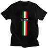 Custom Italy Flag T Shirts Men 100 Cotton Tee Tops Italian Proud Tshirt Short Sleeve Casual Tshirt Clothing