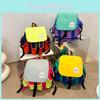 Contrasting Fashionable Color Canvas Backpacks For Boys And Girls Outings Daily