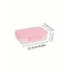 1pc 1200ml Flip-Top Lunch Box,Portable, Leakproof & Waterproof Design for Outdoor Use, Travel, College, and Office Workers