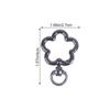 5Pcs Zinc Alloy Flower Swivel Lobster Claw Clasps Swivel Lanyards Trigger Snap Hooks Strap Connector For Diy Bag Key Chains Ring
