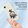 For iPhone 16e Case Garbage Bag Dog Pattern Printing Straight Edge TPU Phone Back Cover
