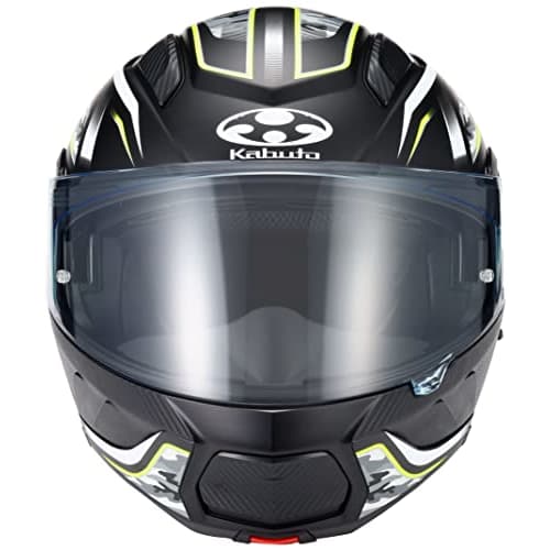 OGK Kabuto Bike Helmet System RYUKI ENERGY Flat Black Yellow (Size: L)