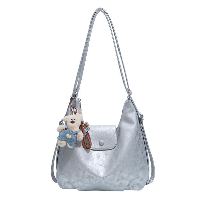 Schoolbag Commuter Bag Women's 1011 New Backpack Premium Texture Travel Backpack Large Capacity Shoulder Messenger Bag