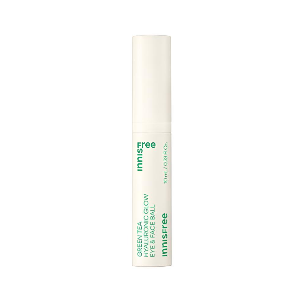 Innisfree Green Tea Hyaluronic Glow Eye & Face Ball Hydrating Cooling Serum Roller 10ml
