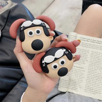 For Airpods Pro 2 Case,Cute 3D Cartoon Gromit Dog Protective Earphone Silicone Earphone Cover For Airpods 3 Case For Kids