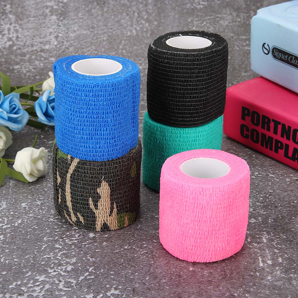 5pcs Disposable Self Adhesive Tattoo Bandage Tattoo Grip Cover Wrap Tattoo Supply