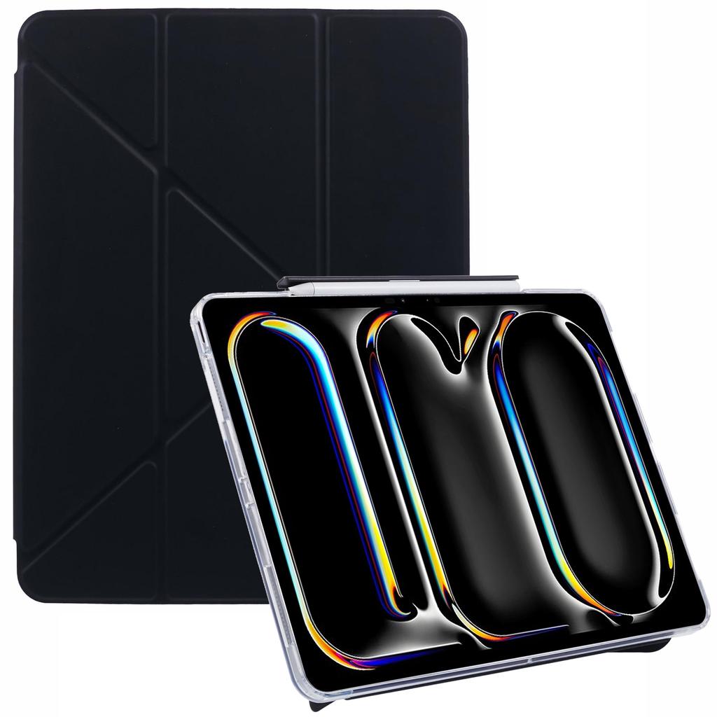 MUTURAL For iPad Pro 13 (2024) Case Origami Stand Leather Smart Tablet Cover Retractable Pen Slot