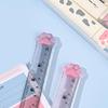 9 Pcs Cats Paws Stationery Set Eraser Correction Tape Pencil Case Class Reward Prizes Learning Gift Box for School