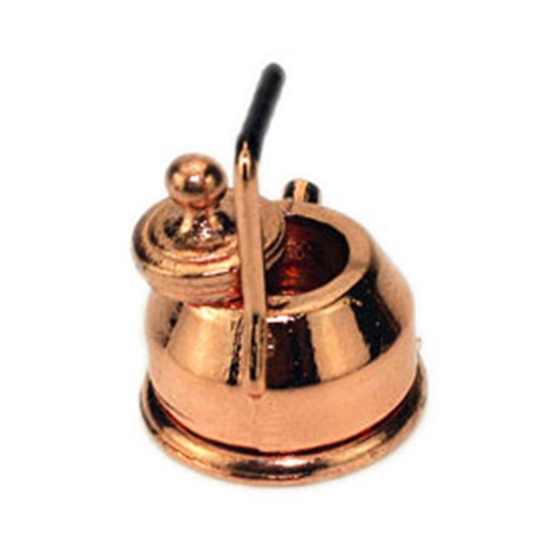 1:12 Miniature Kettle Dollhouse Diy Doll House Decor Accessories