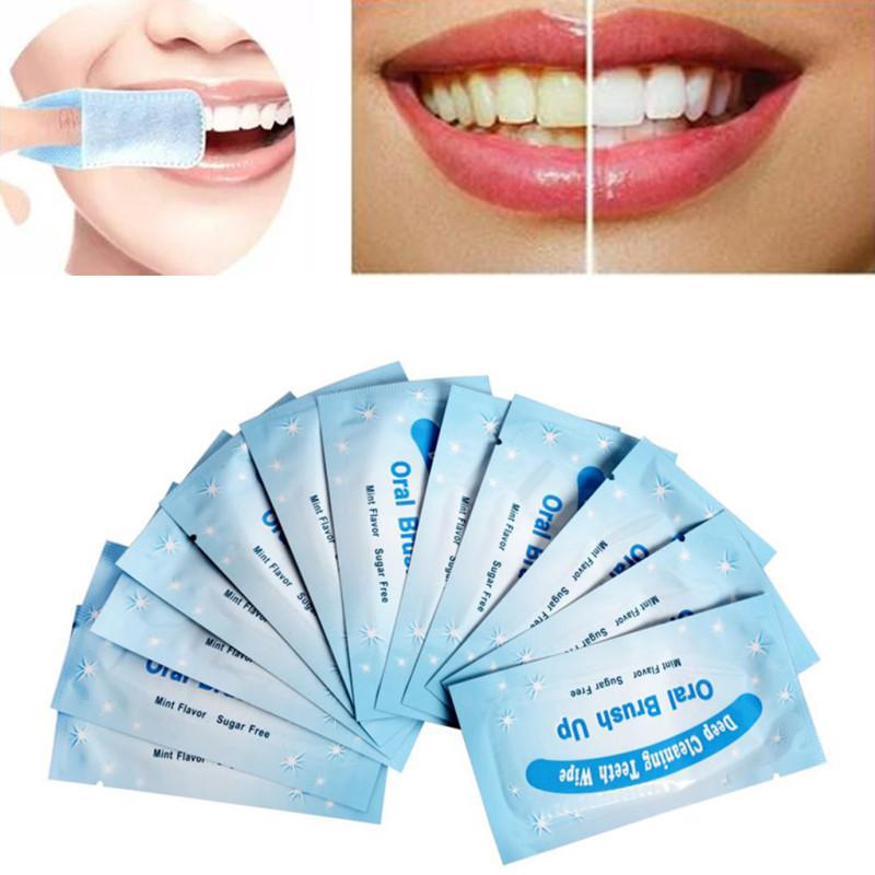 Lingettes nettoyantes dentaires jetables, brosse à dents, lingettes pour les doigts, saveur menthe, nettoyage des dents, outils d'hygiène bucco-dentaire