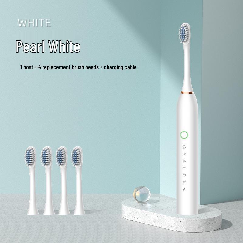 Enhanced Rechargeable Electric Toothbrush: Six-Speed Adult Couple Set with Travel-Friendly Soft Bristle Design