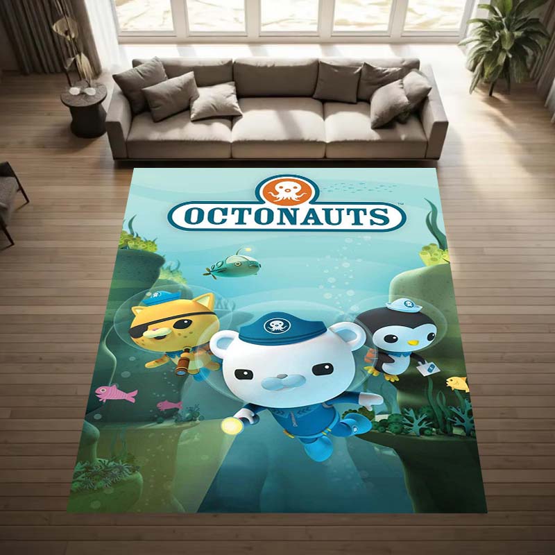 Octonauts Game Room Non-slip Mats Are Also Suitable for Men's Bedrooms, Living Rooms, Sofas, and Other Places, and Are Washable,