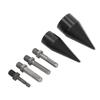 6 Pcs Wood Splitter Drill Bit 32mm 42mm Detachable Heavy Duty Splitting Cone Drill Bit with 4