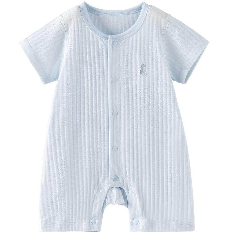 TONGTAI Infant Summer Cotton Short-Sleeve Romper