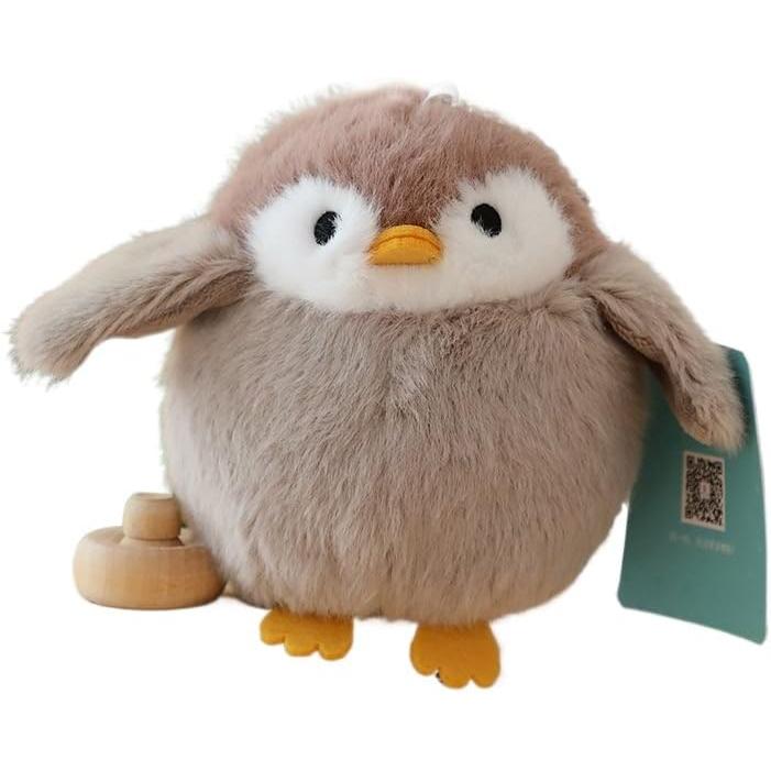 Cute Cartoon Kiwi Bird Plush Toy - Adorable Parrot Keychain and Bag Charm for Girls | 11cm, Penguin