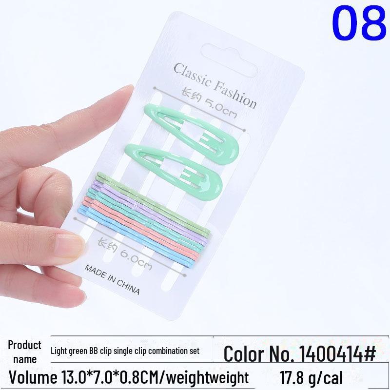 Multicolor Black Wave Hair Clips: One-Line, U-Shaped, Gold & Silver, Steel, Ball Head, Hairpin Set