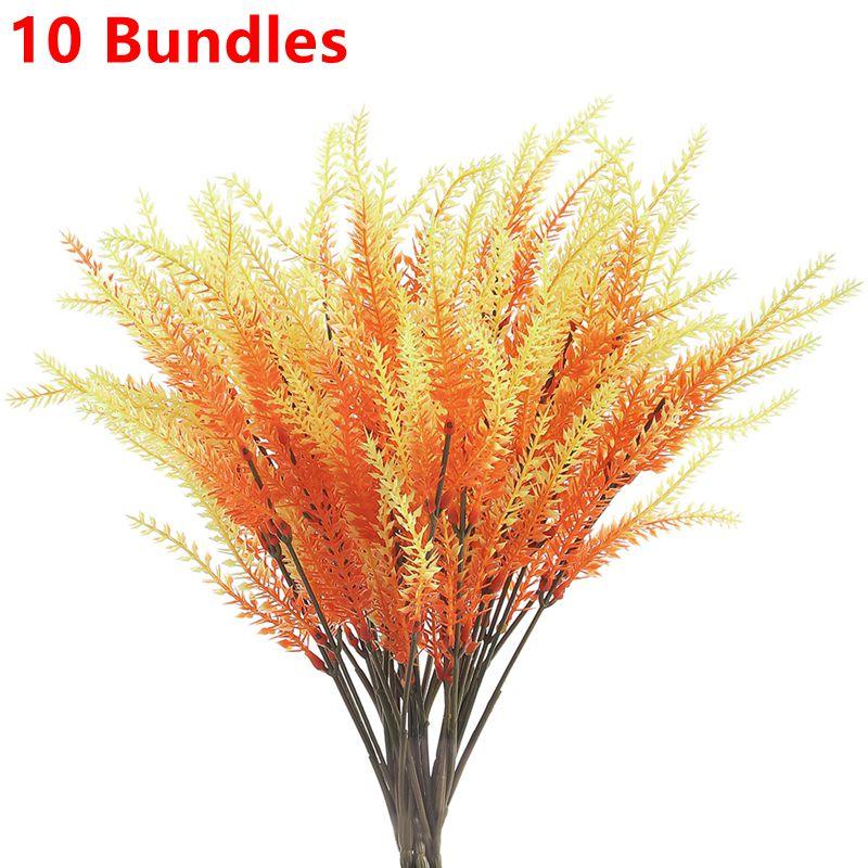 

Artificial Plants Scrapbooks Plastic Lavender Vases Room Home Decor Ornamental Flowerpot Garden Cheap Wedding Decorative Flowers 1Pcs оранжевый