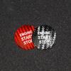 Red Carbon Fiber Engine Start Buttons Cover Trim Fit For Lexus IS250 IS300 IS350