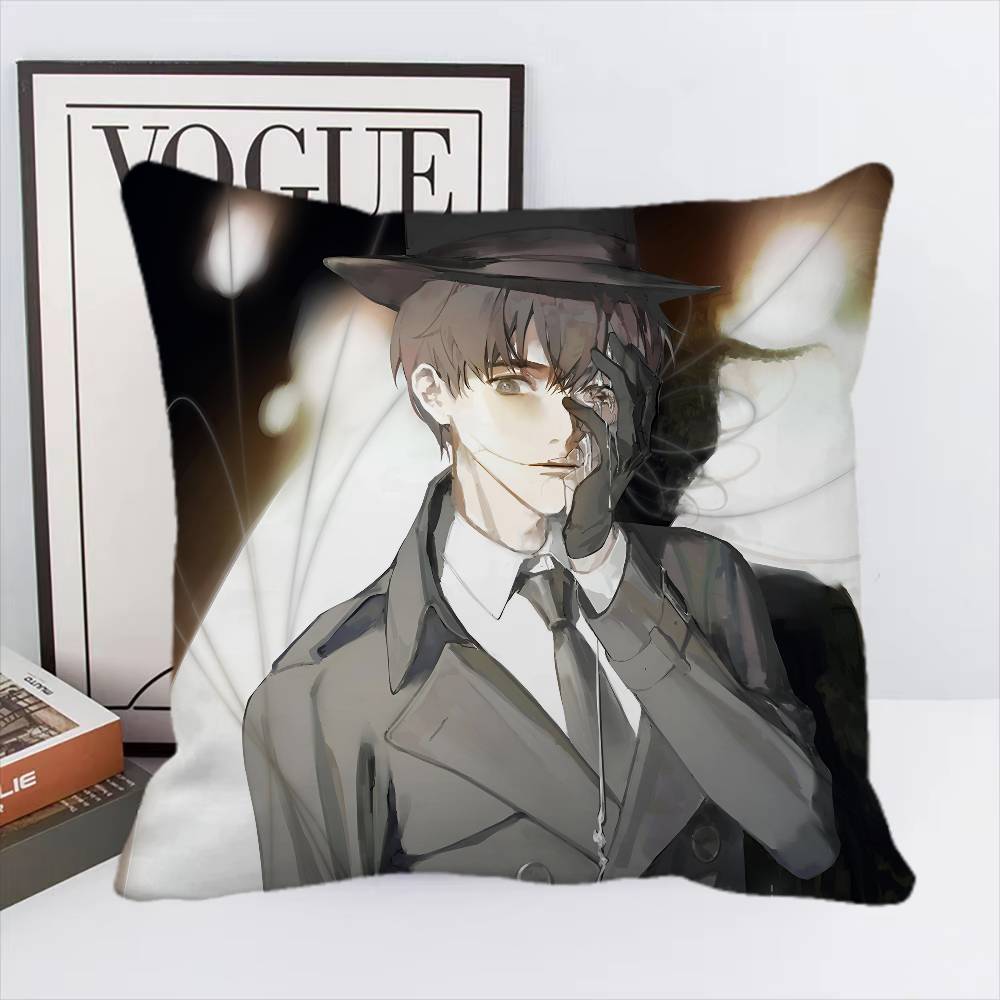 Federa Cuscino Anime Lord Of Mysteries Quadrato Camera da Letto Divano Cuscino Comfort per il Tempo Libero Decorazione Auto Casa