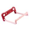 Wall Hanging Washbasin Rack Bathroom Foldable Punching Free Storage Shelf Supplies Pink