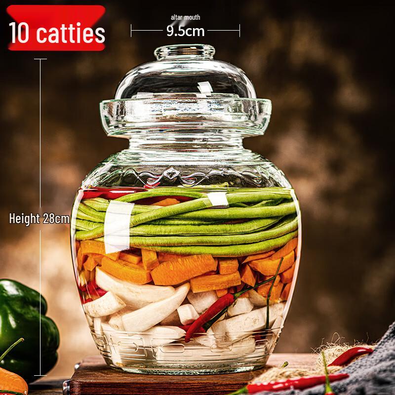 Naijiang Thickened Glass Pickling Jar