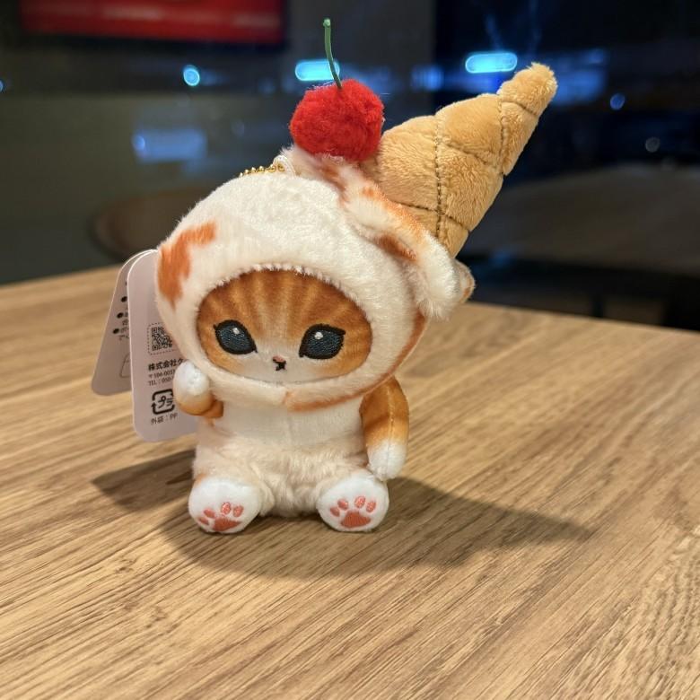 Plush Cat Character Toy With Pp Cotton Filling For Kids Room Decor