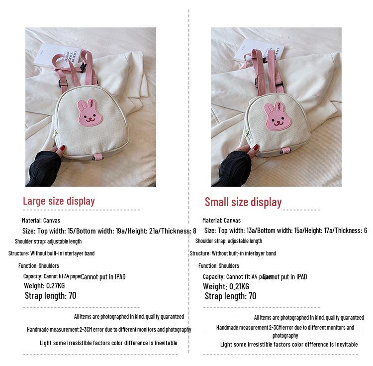 Korean Style Mini Backpack: Cute Cartoon Schoolbag for Kindergarten Kids