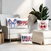 4pcs/set Independence Day  Cushions Pillowcase Polyester Cushion Cover Throw Pillow Pillowcover Home Car Sofa Decor