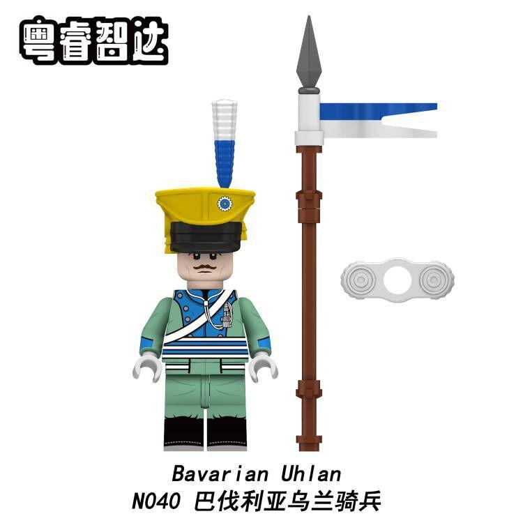 

N001-N040 Британские, французские и русские солдаты, солдаты, кавалерия, пехота, сборные строительные блоки, минифигурки, игрушка