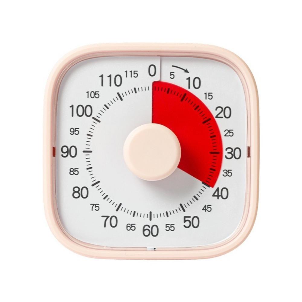 120 Minutes Countdown Alarm Clock Silent Operation Kitchen Timer  For Primary School Students