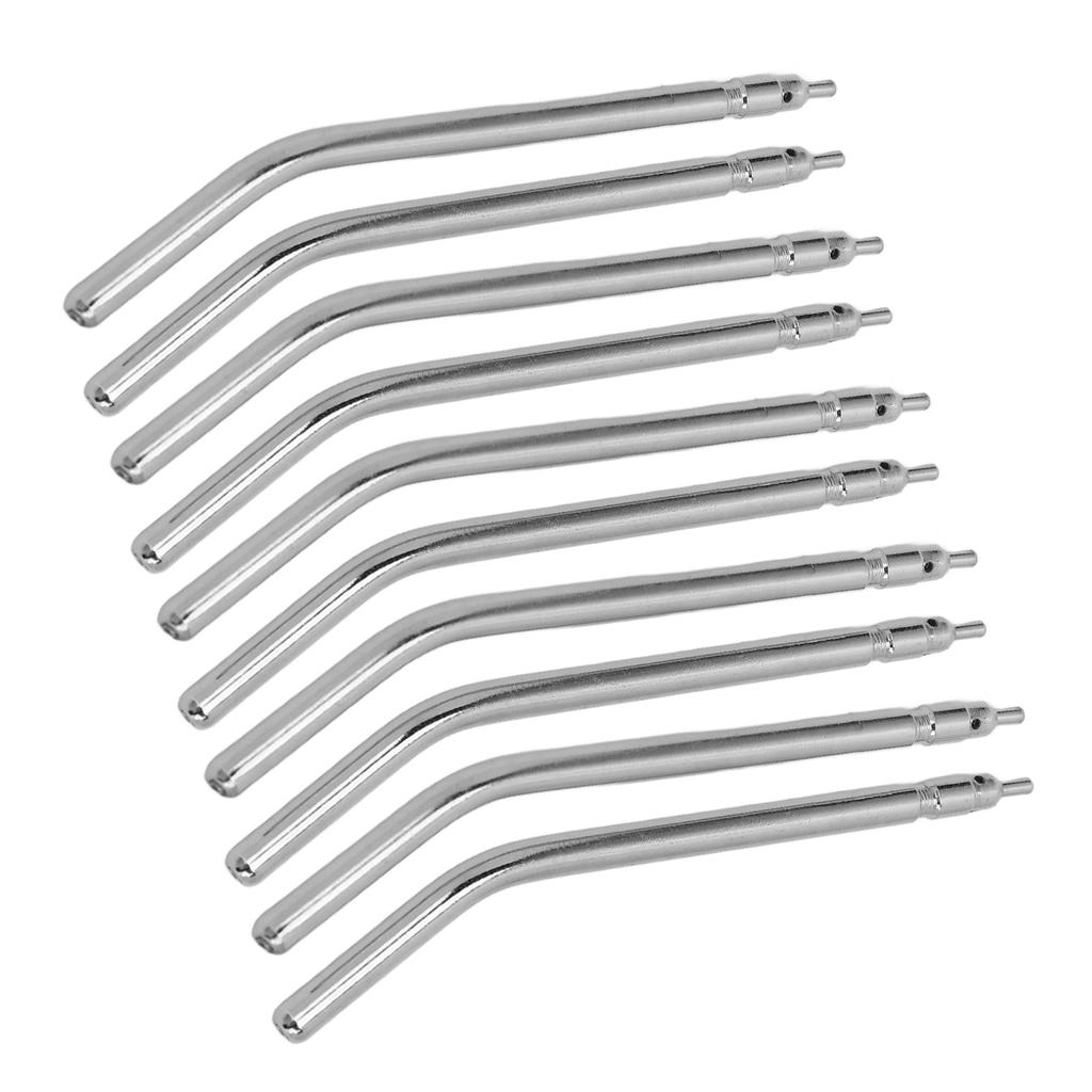 10pcs Dental Air Water Syringe Tip Stainless Steel Teeth Cleaning Air Water Spray Nozzles for