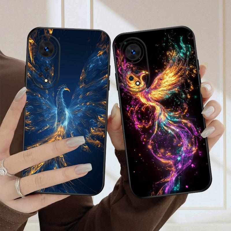 Cartoon Phoenix For Oppo A98 54s 17 96 40 60 80 58 79 74 Reno 10 4Z 5G 5 Lite Find X 2 3 8 Pro 13 12 silicone soft phone case
