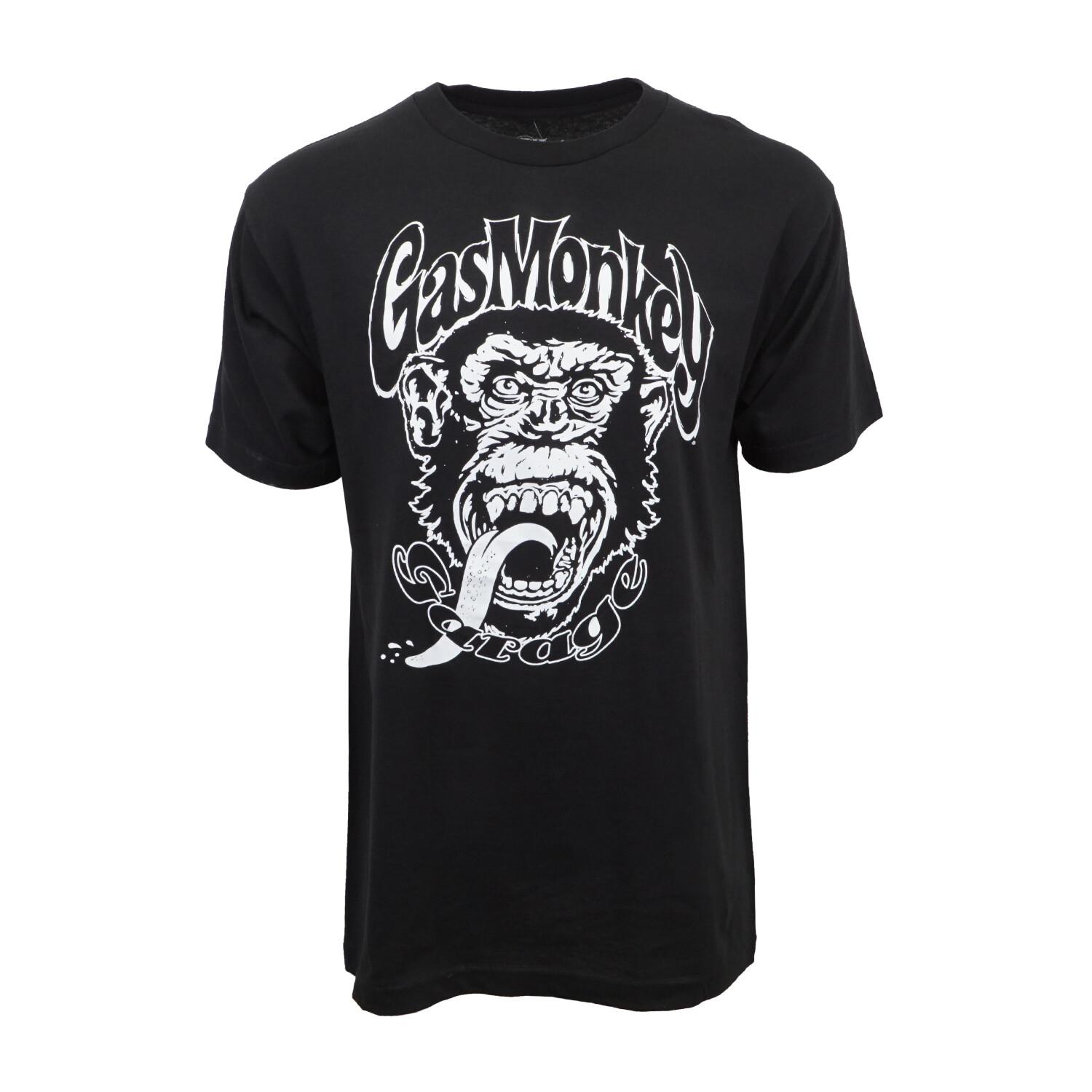 GAS MONKEY LOGO T SHIRT BLACK S