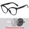 Big Cat Eyes Glasses Women Luxury Steampunk Photochromic Prescription Myopia Glasses 0 To -6 0