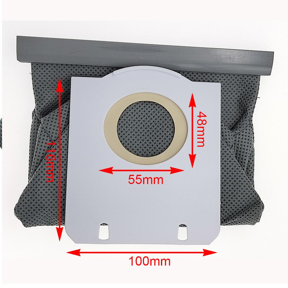 Waschbarer Staubbeutel aus Stoff für Philips XD3010/FC5128, Staubsauger Wiederverwendbare Staubsammelbeutel, Ersatzteile, Zubehör