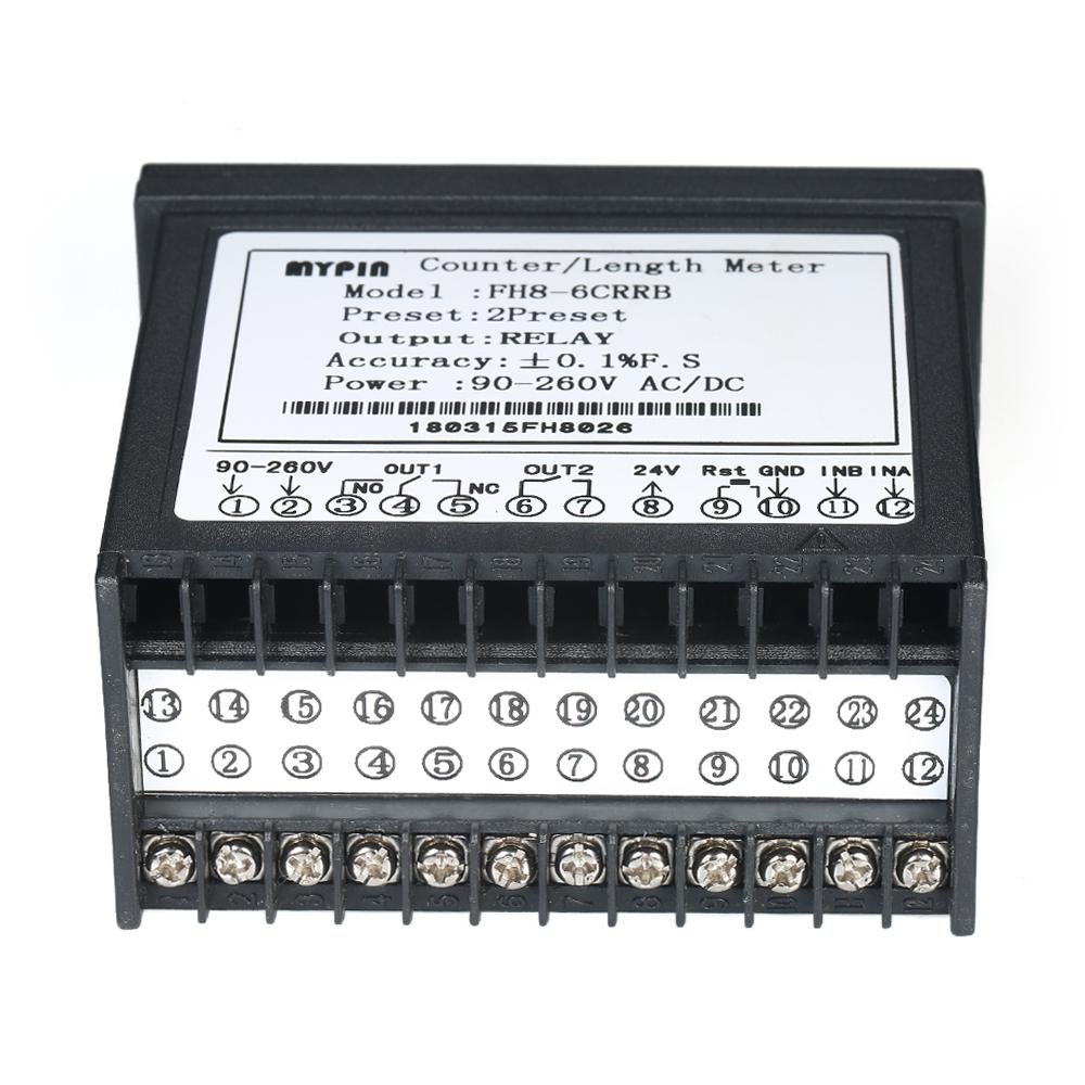 Cheap Multi-functional Dual LED Display Digital Counter 90~265V AC/DC ...