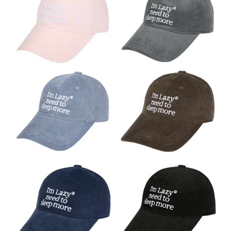 lazyz slip more corduroy ball cap (6 colors)