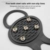 5/8 Teeth Snow Ice Claws Non-Slip Walking Cleat Ice Grippers Winter Ice Cleats Ice Crampons for Walking On Snow