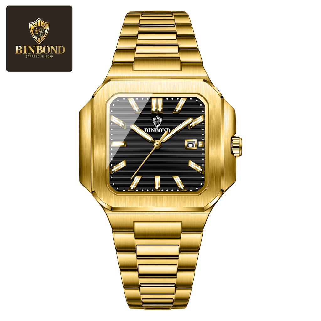Business Watch Men Stainless Steel Date Waterproof Wristwatch Man Fashion Men Watches Relogio Masculino