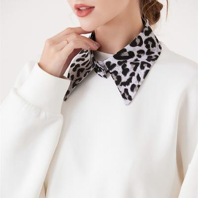 Fashion Shirt Fake Collar Half Shirt Blouse for Women Men Shirt Detachable Collar Lapel Fashion Classic Sweater Fuax Cols