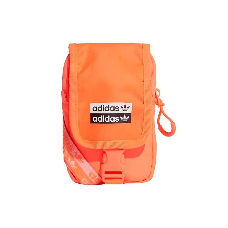 New Adidas Originals Polyester Crossbody Bag Regular Unisex Orange FN2056