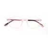 KOCOLIOR New Rubber Titanium Anti Blue Light Reading Glasses Customized Optical Round Frame Presbyopia Glasses for Men and Women