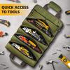 Working Tool Bag Hardware Roll UP Portable Tools Organizer Package Wrench Pouch