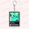 Alien Stage Musik Lieder Schlüsselanhänger für Frauen Zubehör Tasche Herrscher meines Herzens Cure Black Sorrow Schlüsselanhänger Schmuck Fans Freund Geschenke