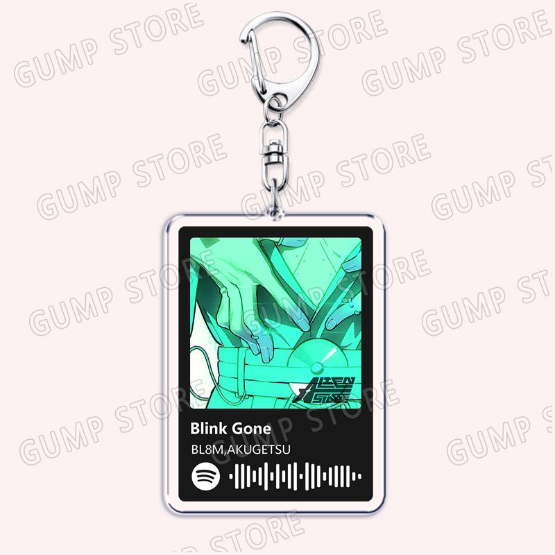 Alien Stage Musik Lieder Schlüsselanhänger für Frauen Zubehör Tasche Herrscher meines Herzens Cure Black Sorrow Schlüsselanhänger Schmuck Fans Freund Geschenke